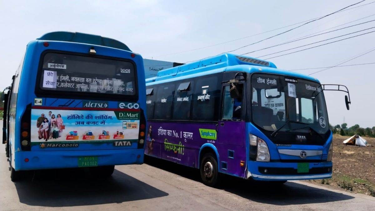 City bus branding services in Indore MP